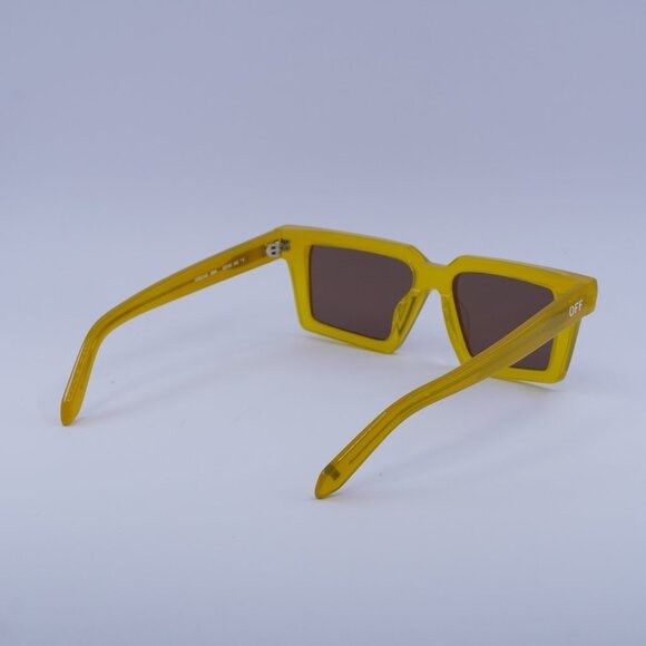 Off-White Off-White OERI142 WINDSOR 1864 Sunglasses Yellow Square Size ONE SIZE - 10 Thumbnail