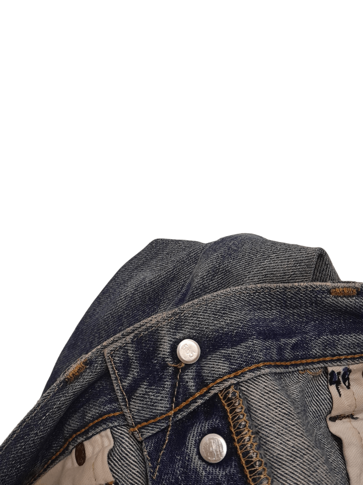 Levi's 90s Levis 501XX Big E Selvedge Button 555 (J9) w30 Size US 30 / EU 46 - 6 Thumbnail