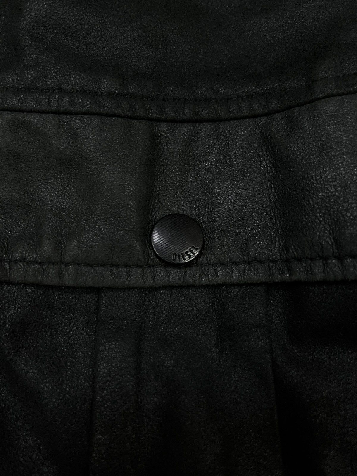 Diesel Diesel Leather Jacket vintage women black size small biker Size S / US 4 / IT 40 - 6 Thumbnail