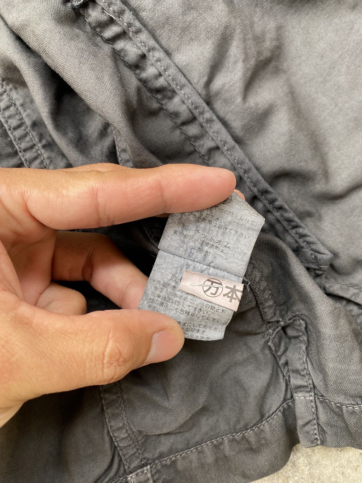 Tete Homme Vintage Tete Homme Issey Miyake Distressed Button up Size US S / EU 44-46 / 1 - 9 Thumbnail