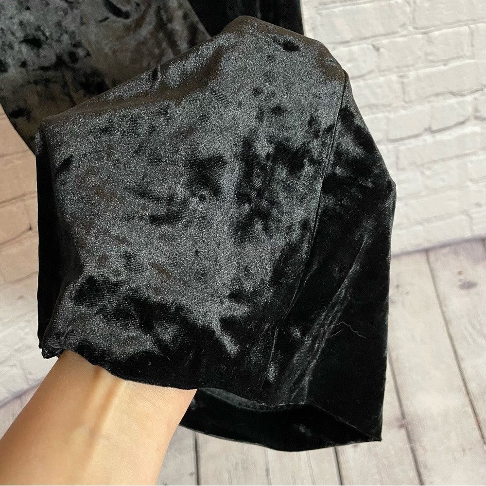 Other NWT New Leyden Black Velvet Casual Pants Size S Size 28" / US 6 / IT 42 - 3 Thumbnail