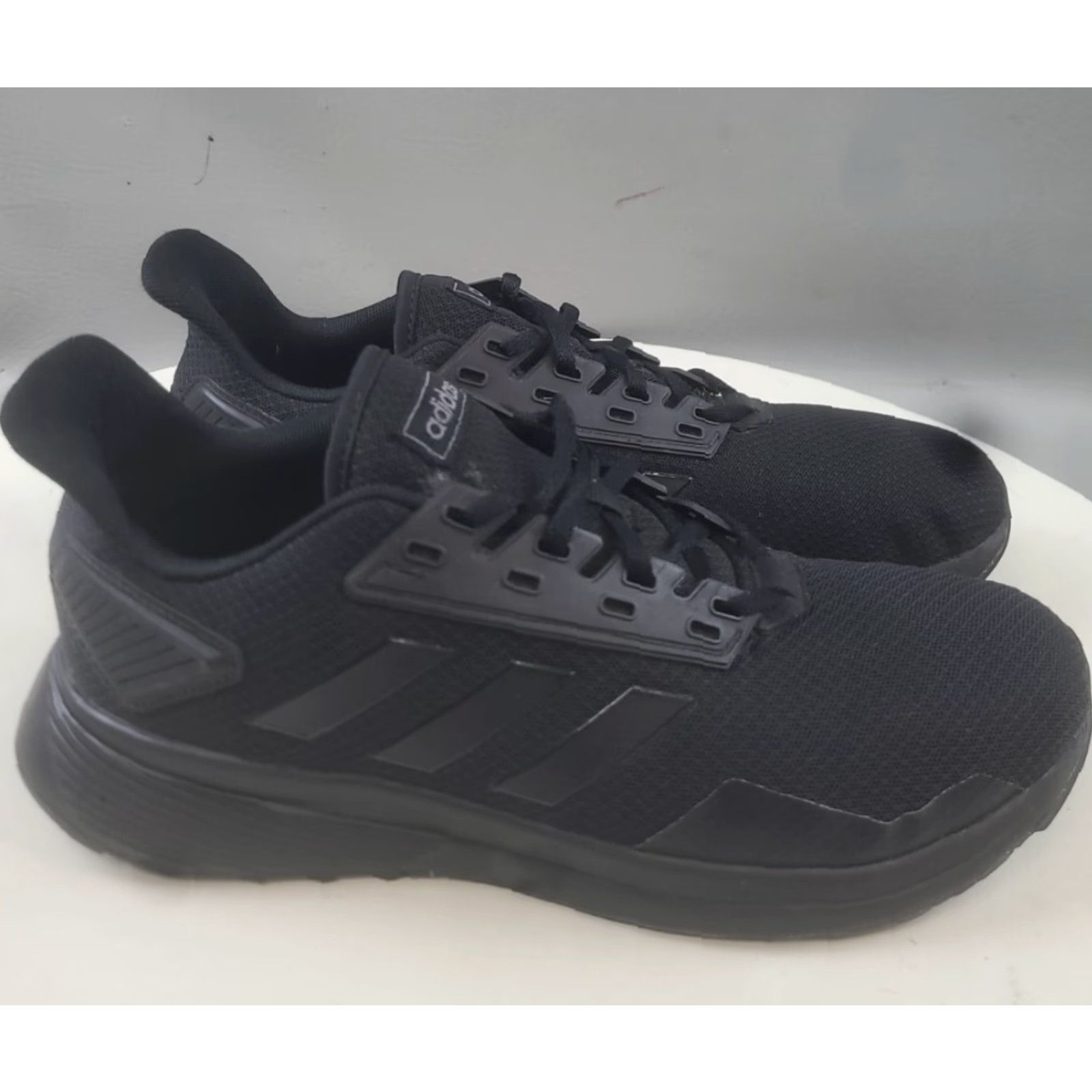 Adidas Adidas Duramo Sneaker Men B96578 Triple Black Size 8.5 EU 42 US 8.5 Running Lightly Used Size ONE SIZE - 3 Thumbnail