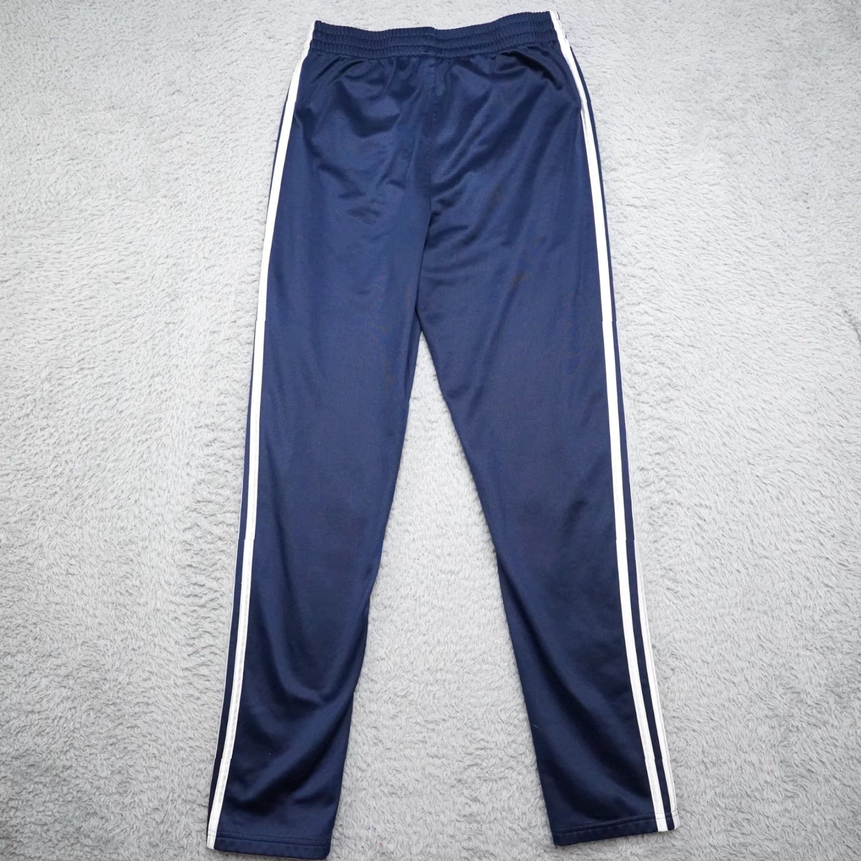 Adidas Adidas Track Pants Womens XL 18/20 Blue White Drawstring Pockets Regular Pants Size 40" / US 18 - 4 Thumbnail