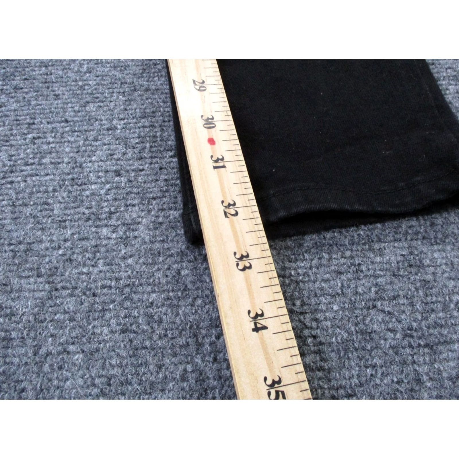 Emporio Armani Emporio Armani Jeans Mens 30 Black Denim Straight Designer Casual Slim Jeans Regular Boys? Size US 29 - 4 Thumbnail
