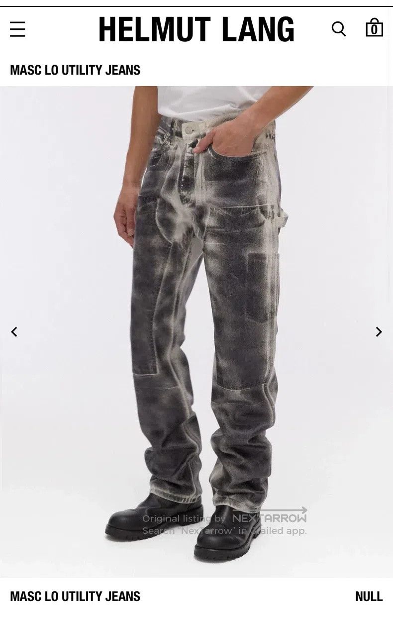 Helmut Lang Helmut Lang Motorcycle Wax-Dyed Denim Pants Size US 28 / EU 44 - 2 Thumbnail