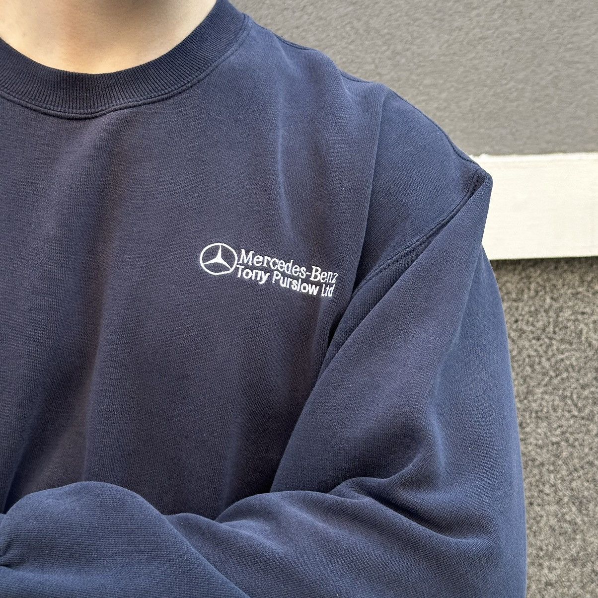 Mercedes-Benz × Vintage Vintage Mercedes-Benz Sweatshirt Small Logo Car Y2K 00s USA Size US L / EU 52-54 / 3 - 4 Thumbnail