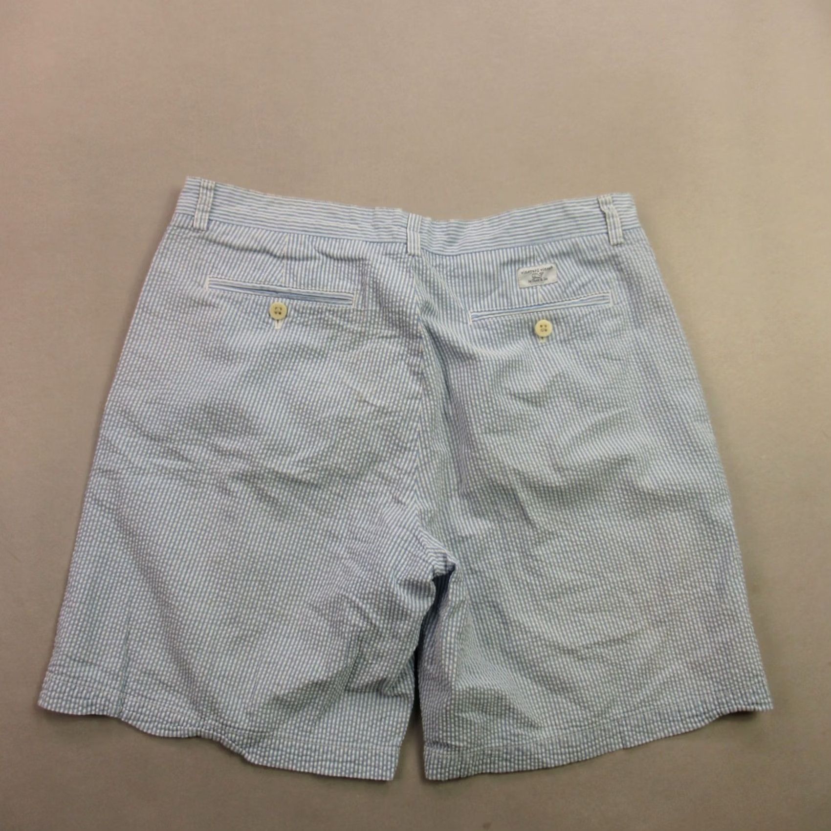 Vineyard Vines Vineyard Vines Shorts Mens 34 Blue Stripes Chino Pockets Hiking Lightweight Short Size US 34 / EU 50 - 5 Thumbnail