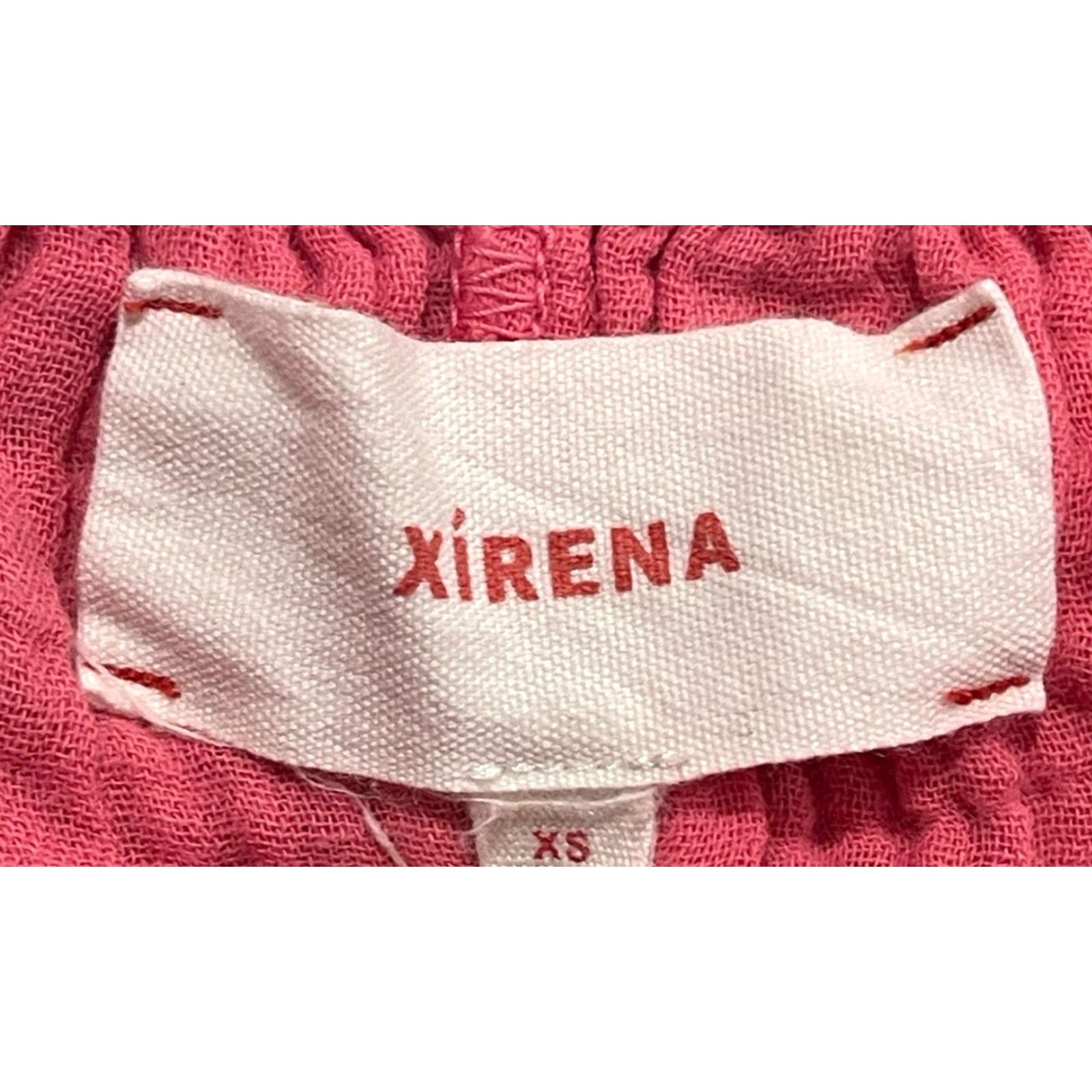 Vintage Xirena Dress XS Cabana Pink 100% Cotton United States Boho Midi Sleeveless Women Size XS / US 0-2 / IT 36-38 - 3 Thumbnail