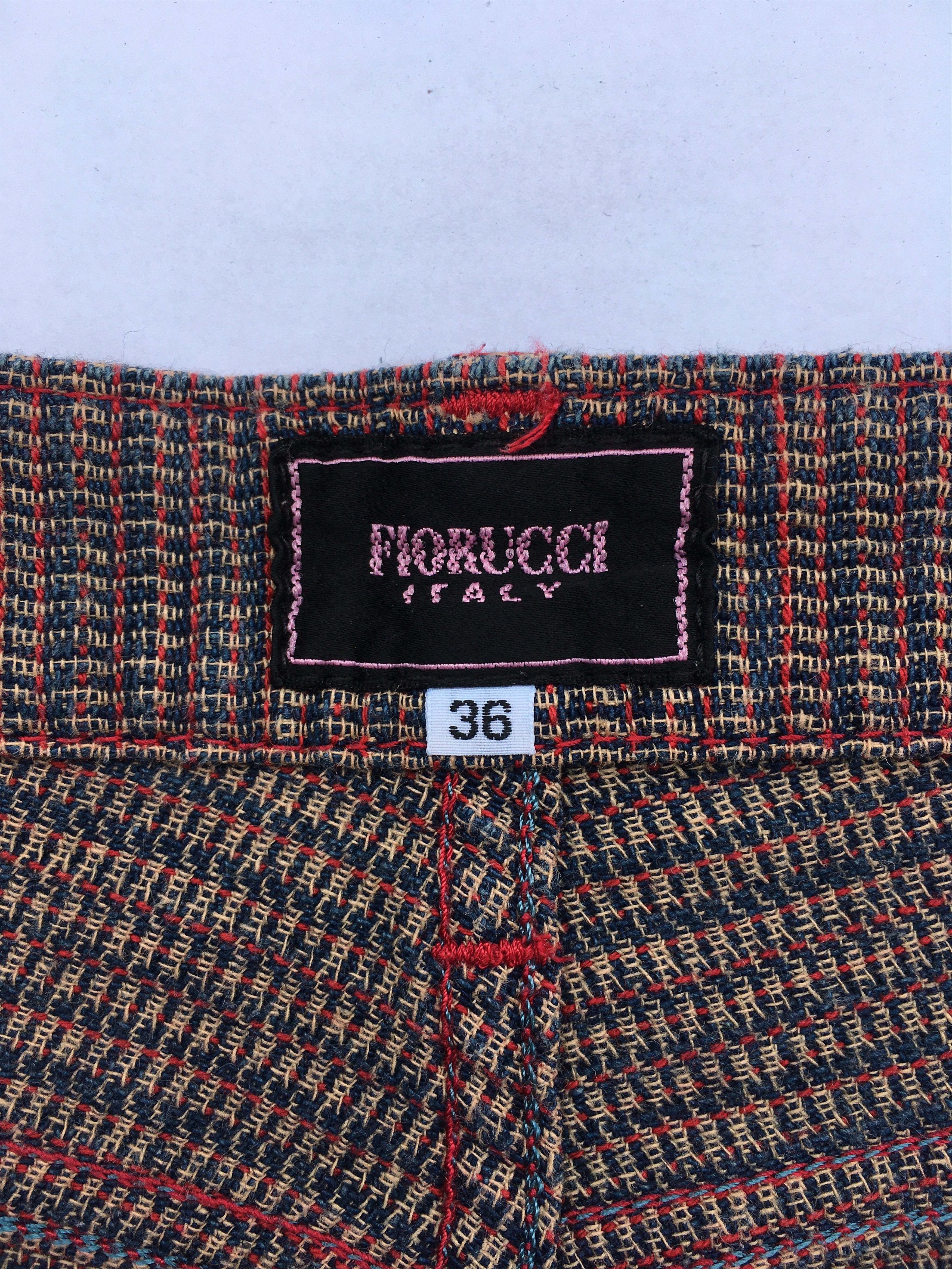 Designer × Japanese Brand × Jean Fiorucci Colorblock Sailor Jeans D-996 Size 26" / US 2 / IT 38 - 9 Thumbnail