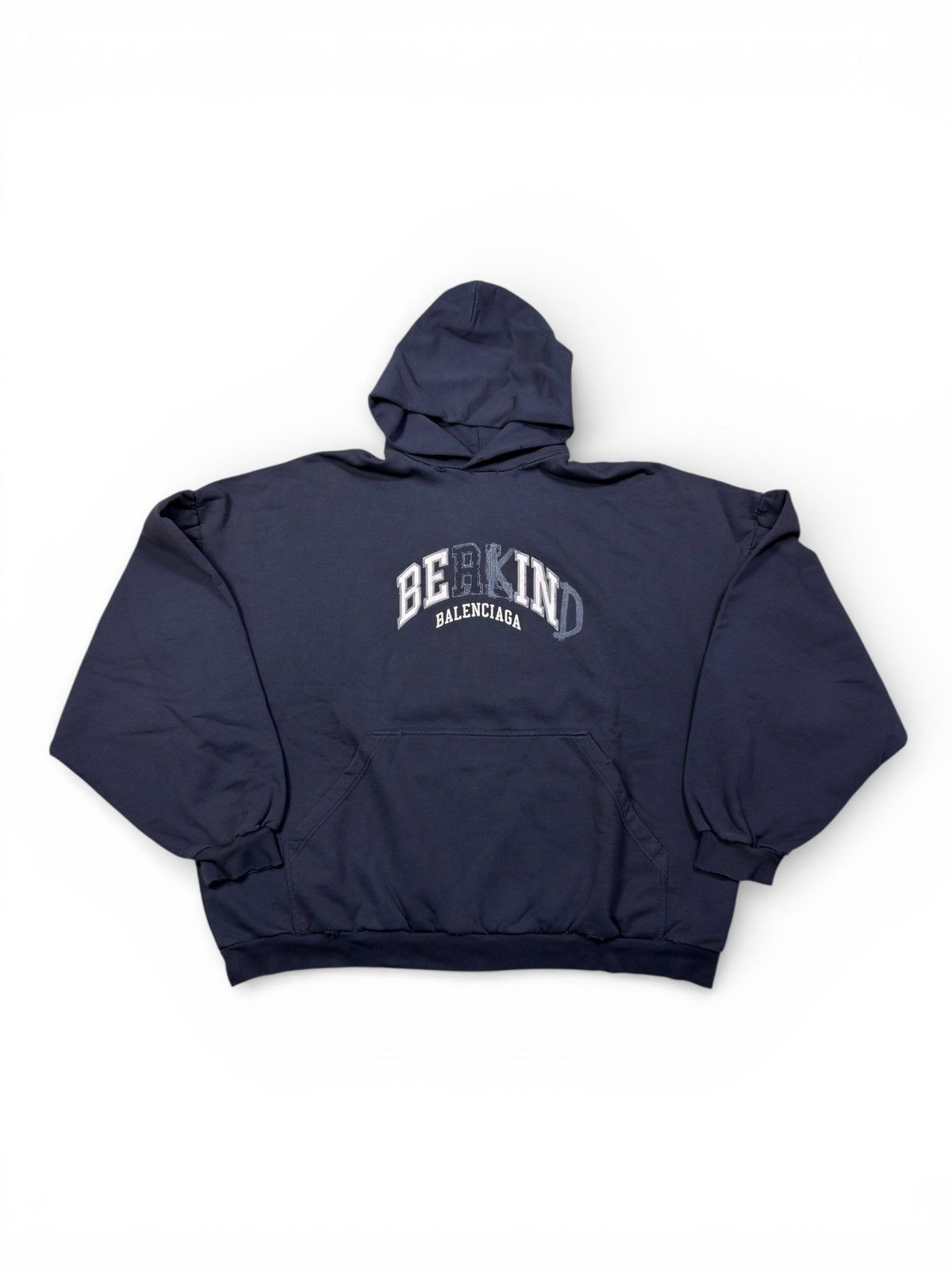 Balenciaga BALENCIAGA DEMNA FW23 BERLIN BE KIND SCRIBBLE HOODIE SIZE 4 Size US XL / EU 56 / 4 - 15 Thumbnail