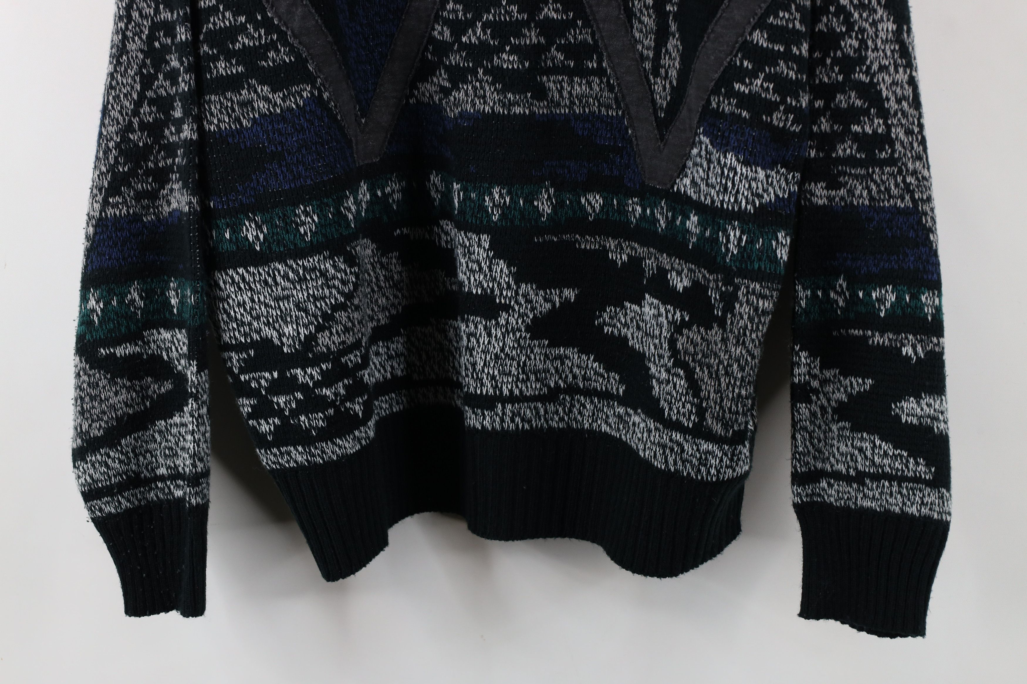 Vintage Vintage 90s Coogi Style Fiesta Southwestern Knit Sweater Size US XL / EU 56 / 4 - 3 Thumbnail