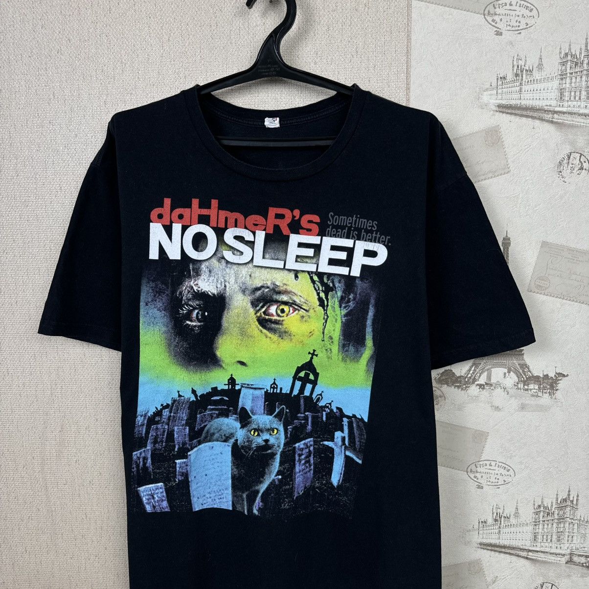 Other Dahmers No Sleep T shirt Graphic Print Recodrs Movie XL Size US XL / EU 56 / 4 - 7 Thumbnail