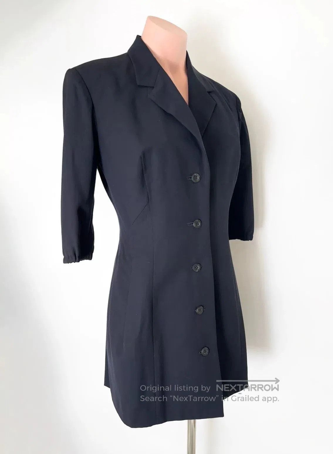 Yohji Yamamoto Yohji Yamamoto Wool Short Sleeve Jacket. Size S / US 4 / IT 40 - 3 Thumbnail