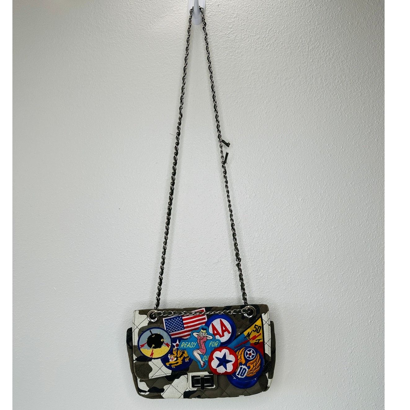 READYMADE READYMADE Japan Green Army Patch Shoulder Bag Braided Strap Size ONE SIZE - 3 Thumbnail
