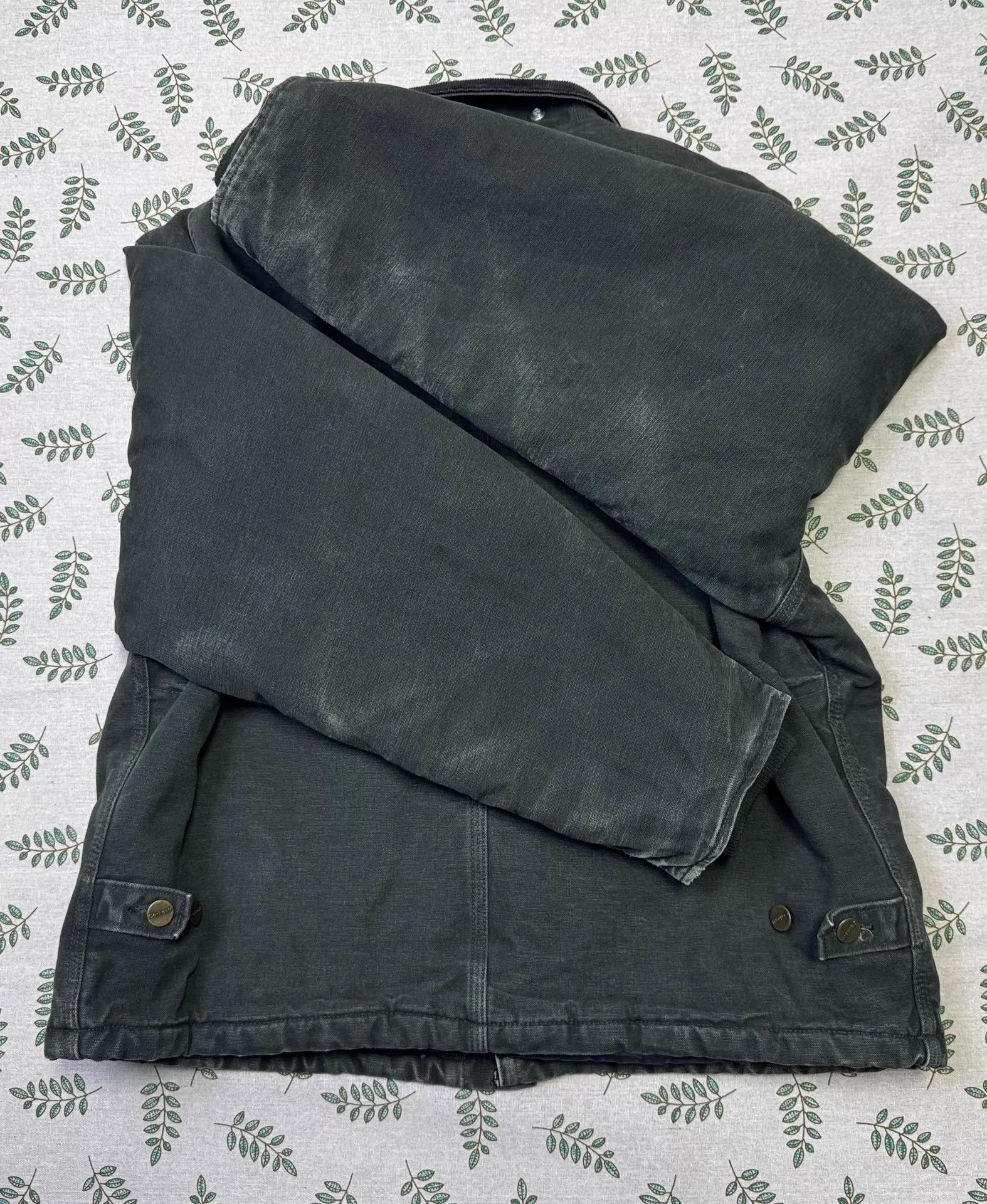 Carhartt Vintage Carhartt J22 Washed Moss Green L Jacket Size US L / EU 52-54 / 3 - 6 Thumbnail