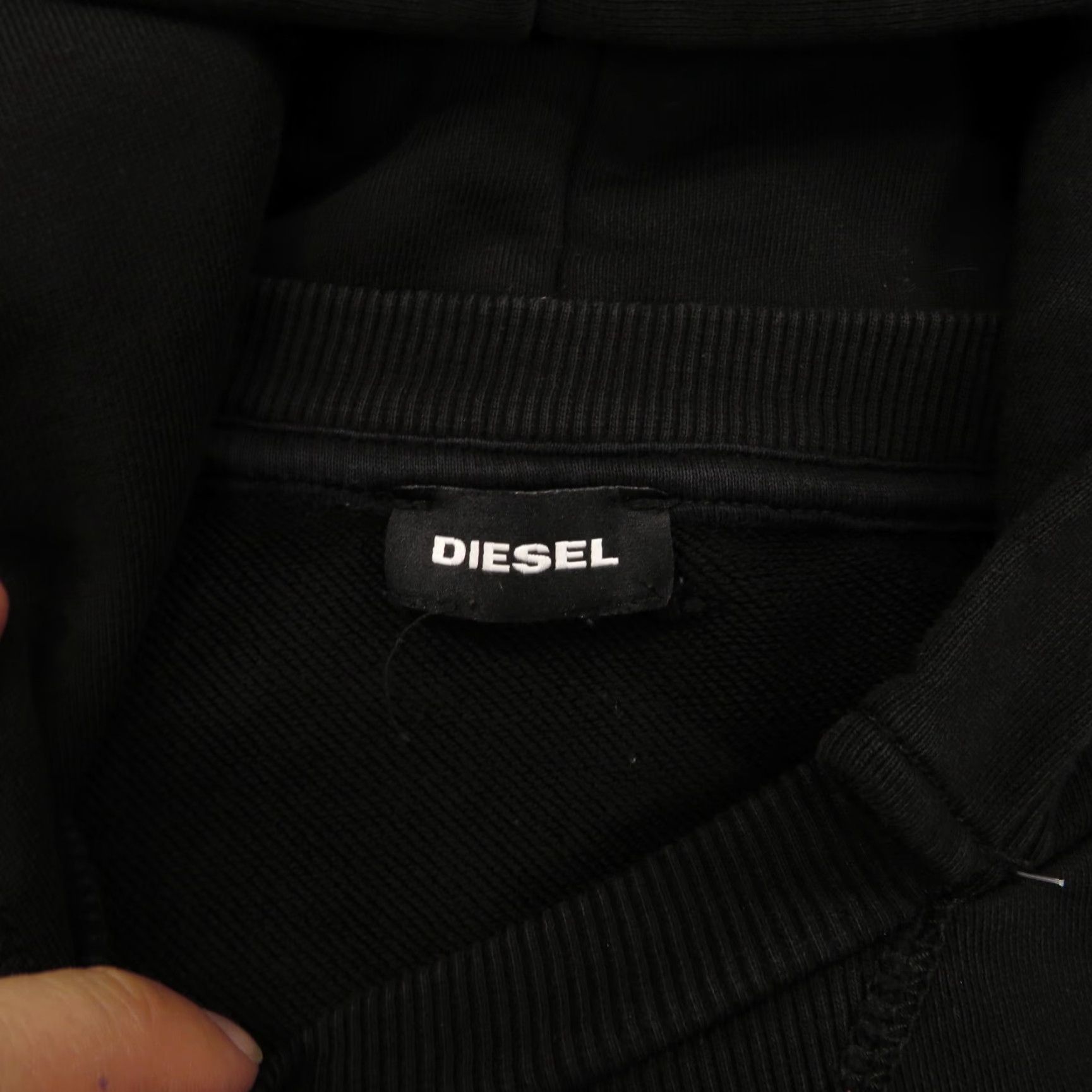 Diesel Diesel Hoodie Men Large Black Naomi Campbell Child at Heart Graphic Sweater Hood Size US L / EU 52-54 / 3 - 5 Thumbnail