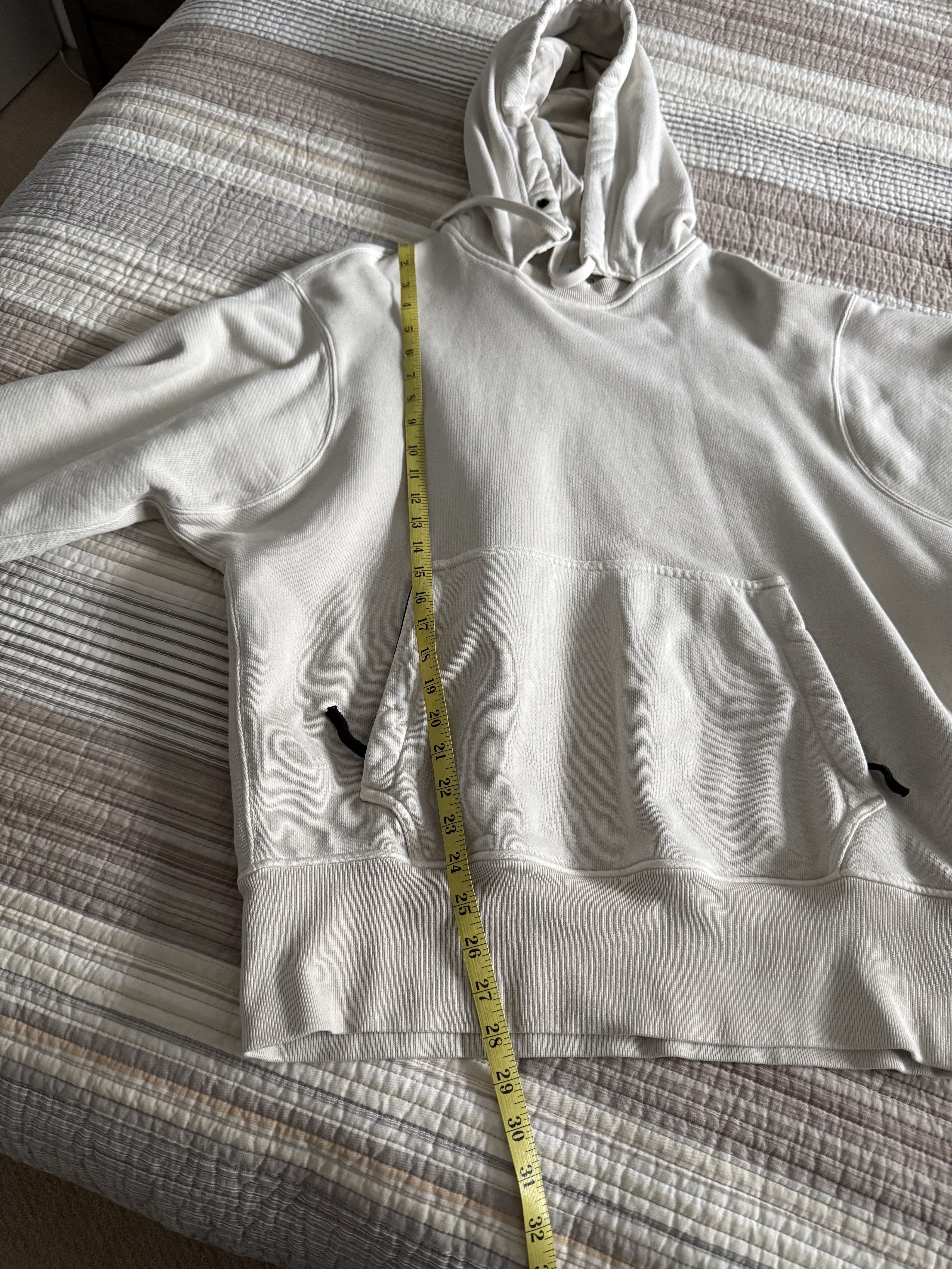Stone Island Stone Island Off-White Garment-Dyed Hoodie Size US M / EU 48-50 / 2 - 12 Thumbnail