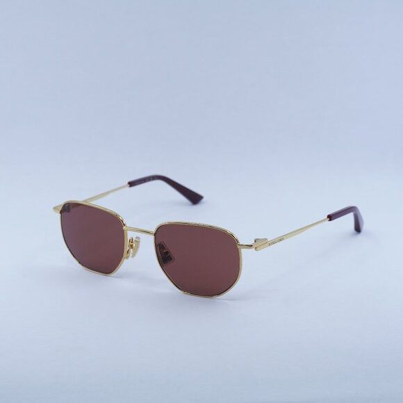 Bottega Veneta 🕶️ New Bottega Veneta BV1301S 003 Sunglasses - Gold Frame Size ONE SIZE - 3 Thumbnail
