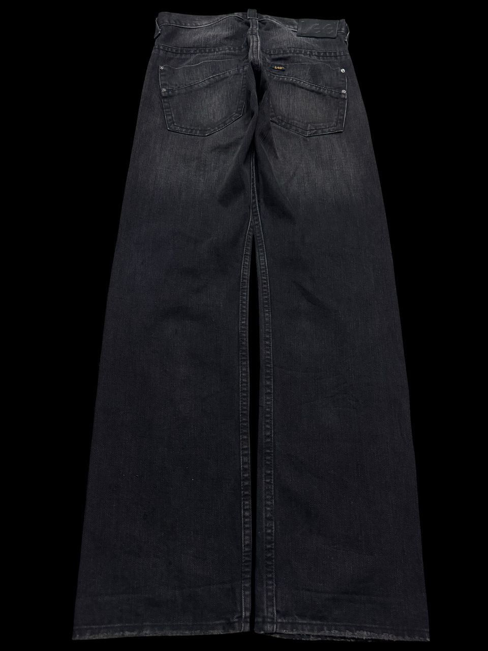 Lee 💥Insane💥Vintage Lee Rusty Mudwash Distressed Black Jeans Size US 29 - 2 Thumbnail