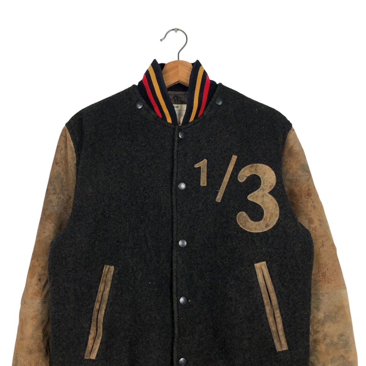 Vintage 🔥VINTAGE VARSITY JACKET LEATHER BCM MADE IN JAPAN Size US M / EU 48-50 / 2 - 5 Thumbnail