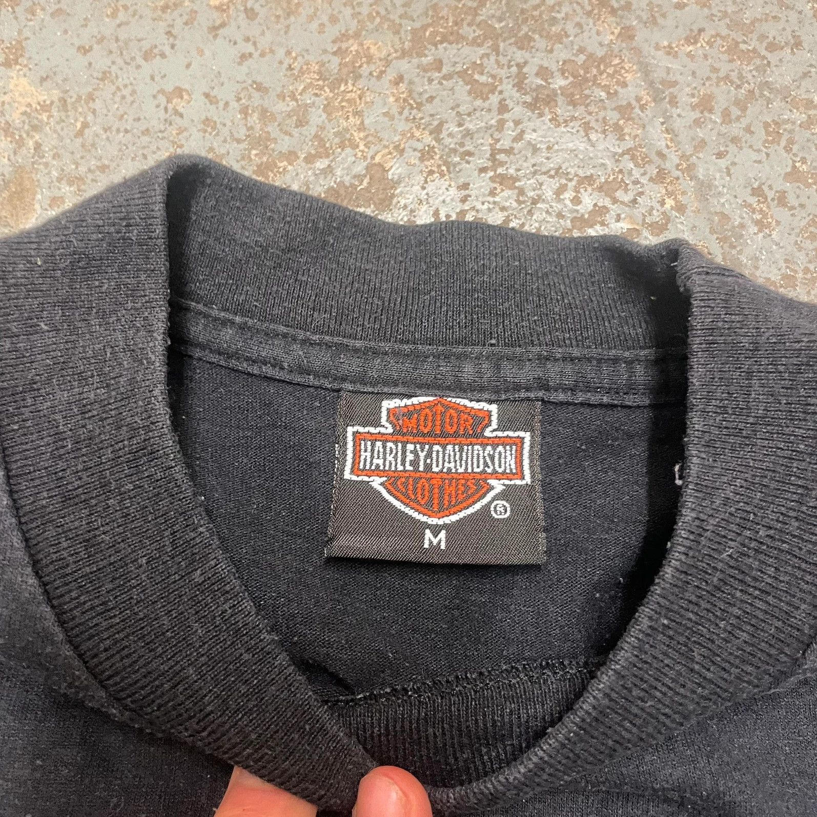 Harley Davidson Vintage 1991 Harley Davidson 3d emblem t-shirt Size US M / EU 48-50 / 2 - 4 Thumbnail