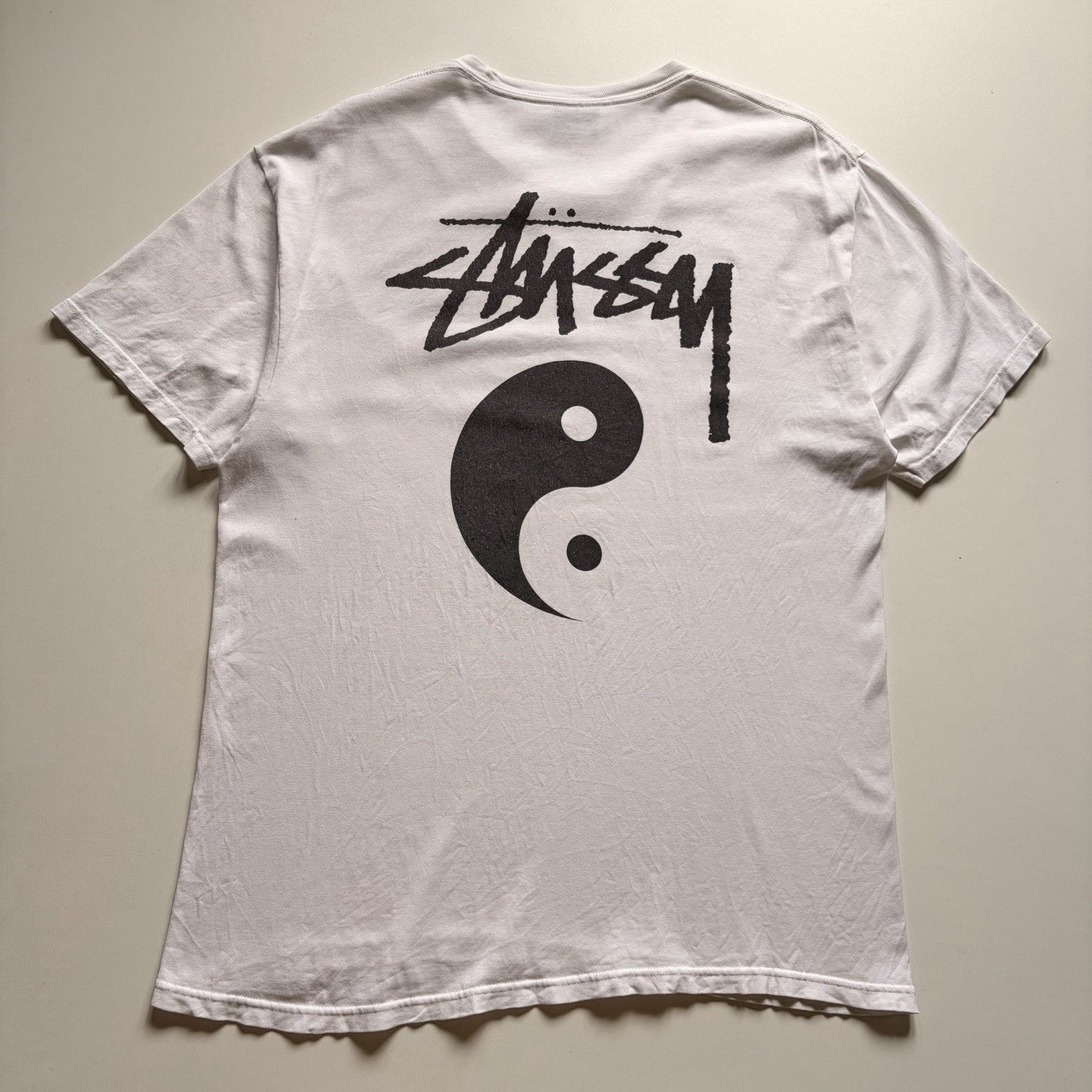 STUSSY × James Jarvis Print Tee Stussy × Vintage Vintage Stussy x James Jarvis Graphic T Shirt