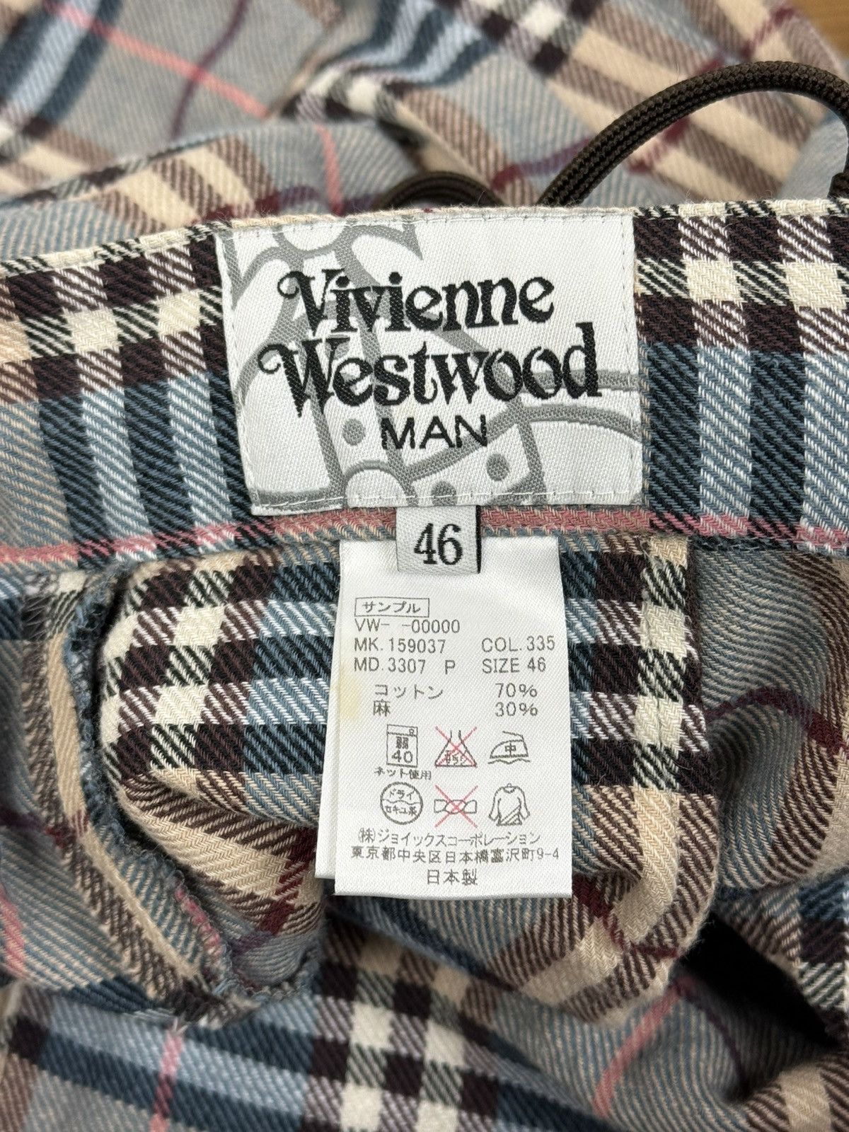 Vivienne Westwood Vintage Vivienne Westwood Man Nova Check Cargo Pants 46 Size US 30 / EU 46 - 9 Thumbnail