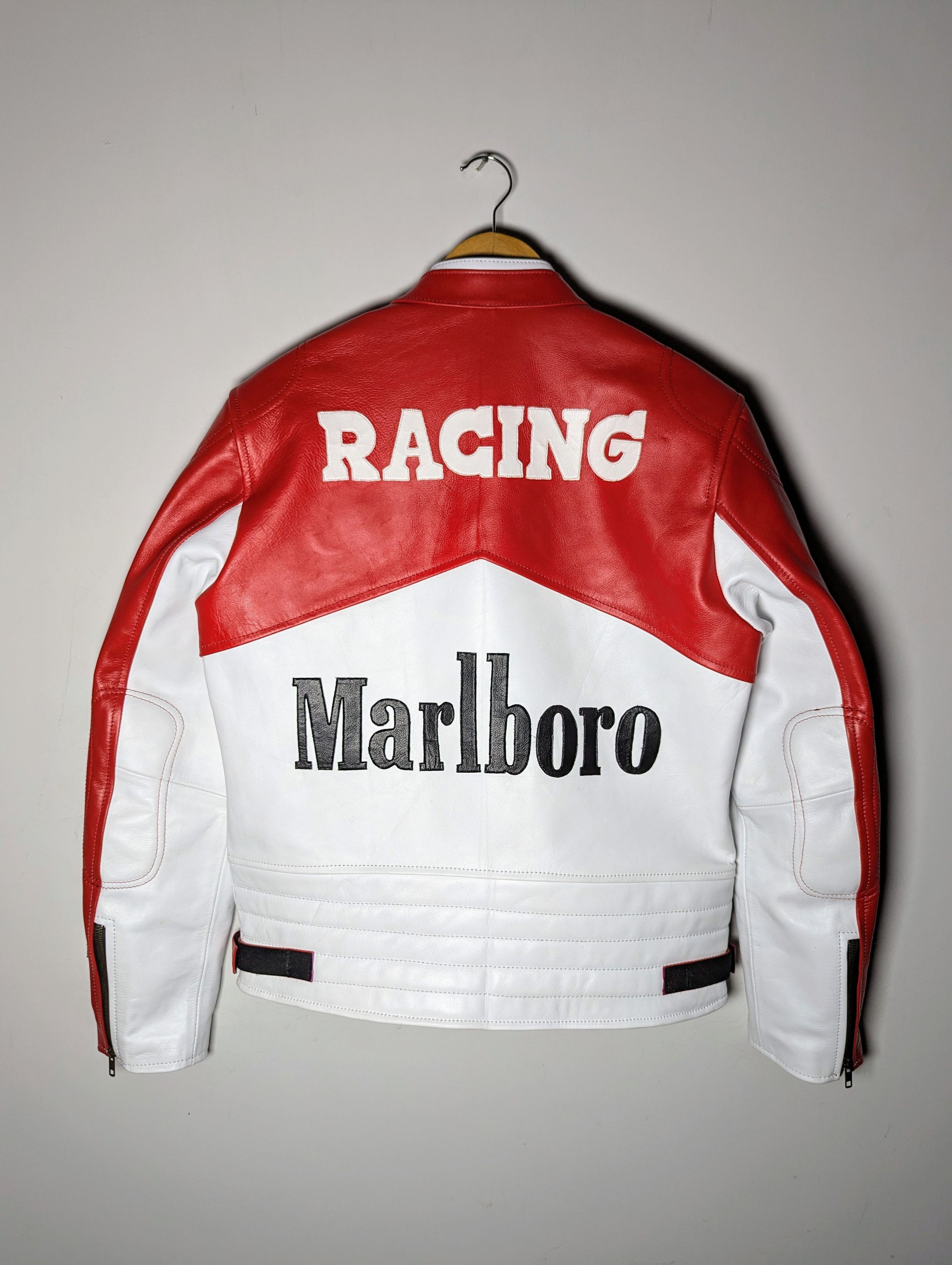 Formula 1 🔥🔥 Marlboro Leather Jacket RARE STREETWEAR Size US L / EU 52-54 / 3 - 2 Thumbnail