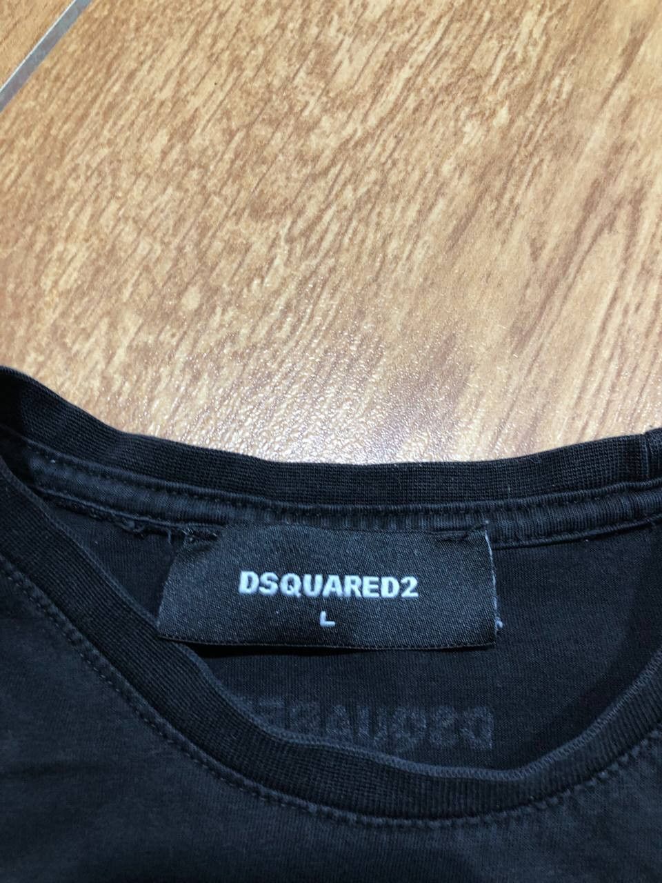 Dsquared2 Men's Dsquared2 Black Leaf Icon Crew Neck T-Shirt Size US L / EU 52-54 / 3 - 2 Thumbnail
