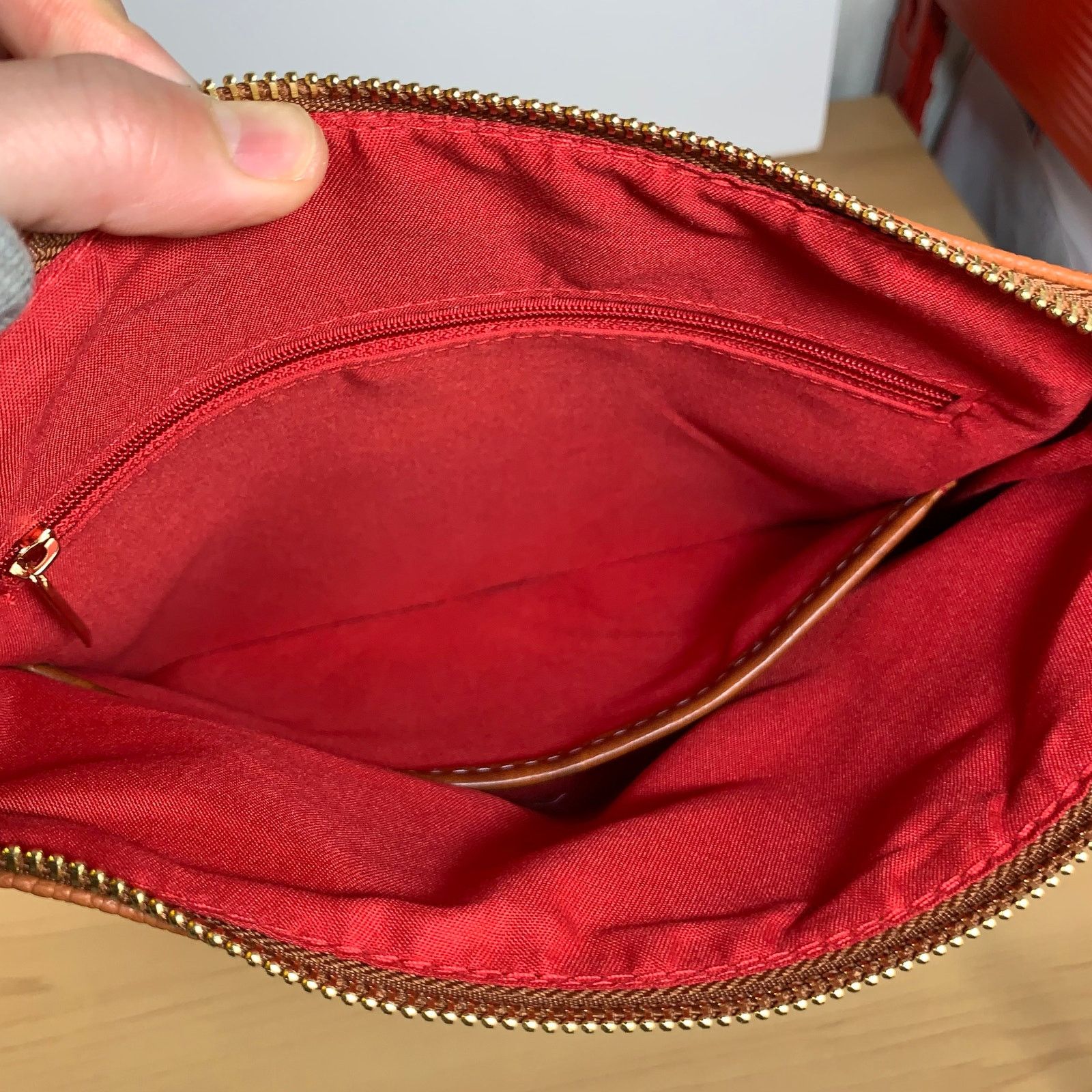 Other Women's Brown Faux Leather Crossbody Bag Size ONE SIZE - 5 Thumbnail