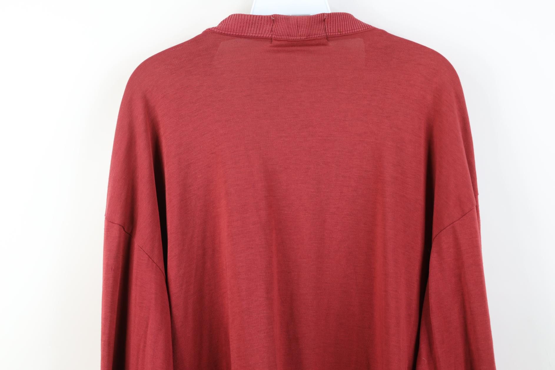 Vintage Vintage 90s Streetwear Lightweight Knit Cardigan Sweater Size US XL / EU 56 / 4 - 14 Thumbnail