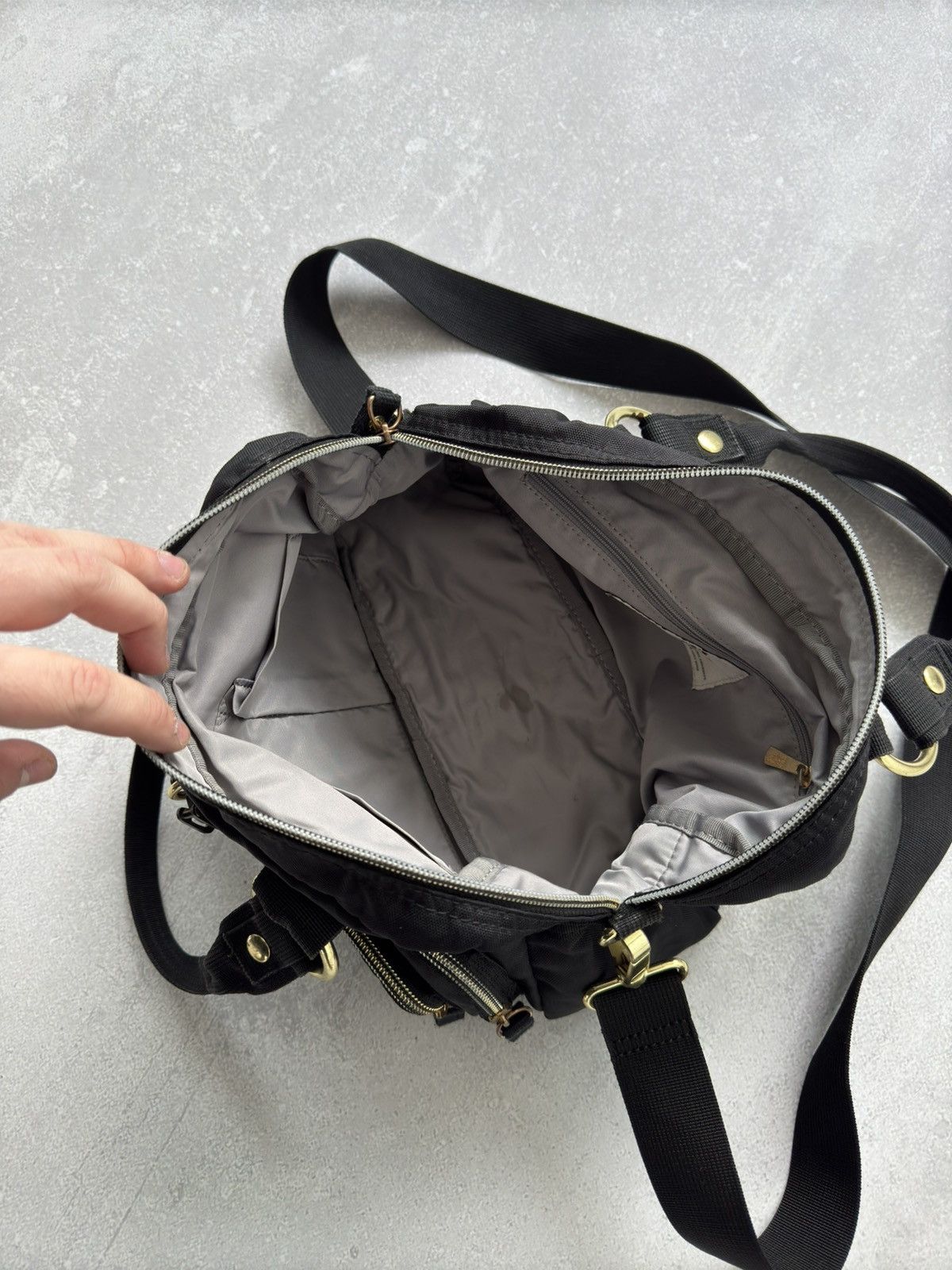 George Gina & Lucy × Japanese Brand Vintage George Gina & Lucy Side Saddie Shoulder Pocket Bag Size ONE SIZE - 9 Thumbnail