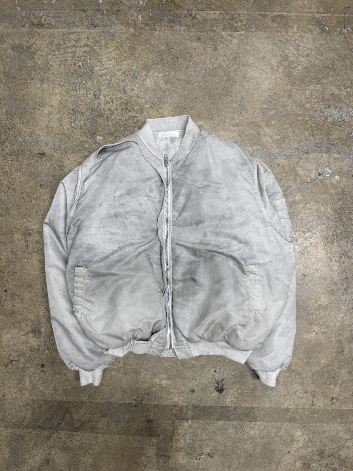 Alexander Digenova Grey Cutout Bomber