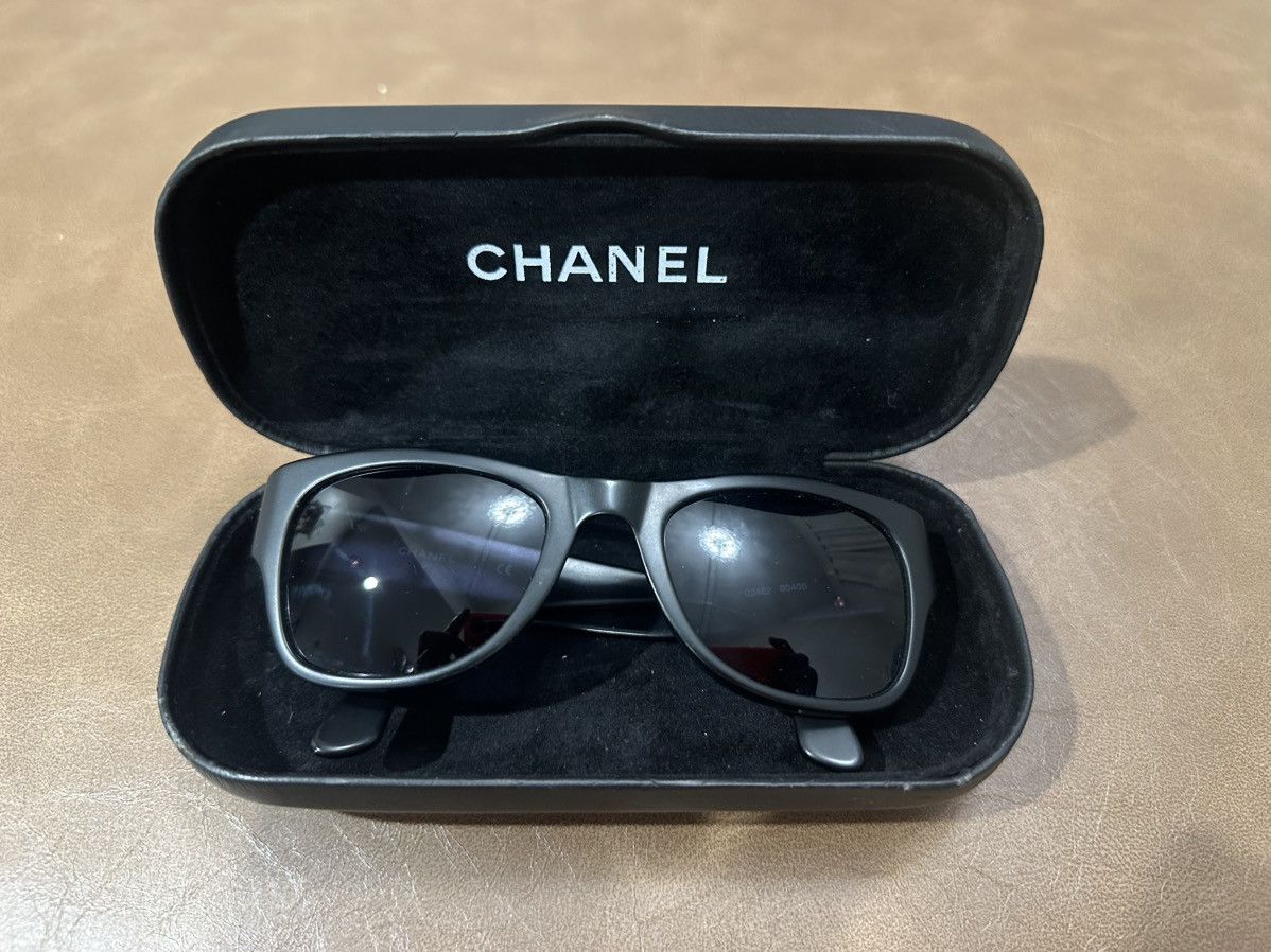 Chanel Chanel CC Sunglasses Black Size ONE SIZE - 7 Thumbnail