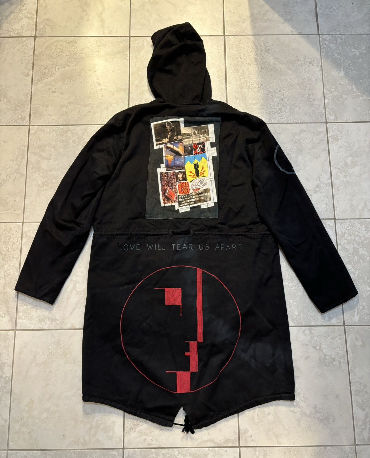 rare Raf Simons AW 2003 Closer Fishtail Parka Jacket Size 46