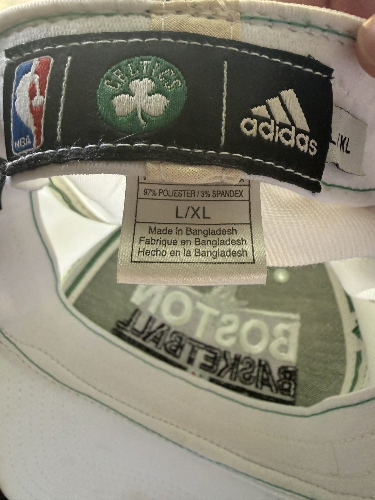 NBA Adidas Boston Celtics NBA Green Trucker Hat Size 40 - 5 Thumbnail