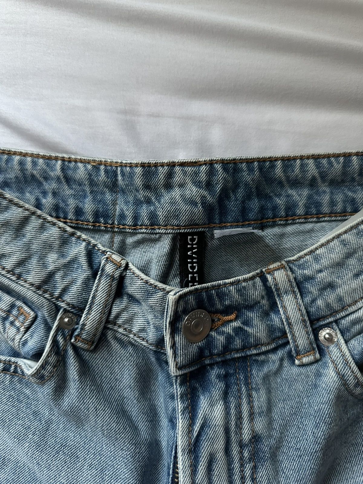 Divided Light Blue Bootleg Jeans Size 26" / US 2 / IT 38 - 2 Thumbnail