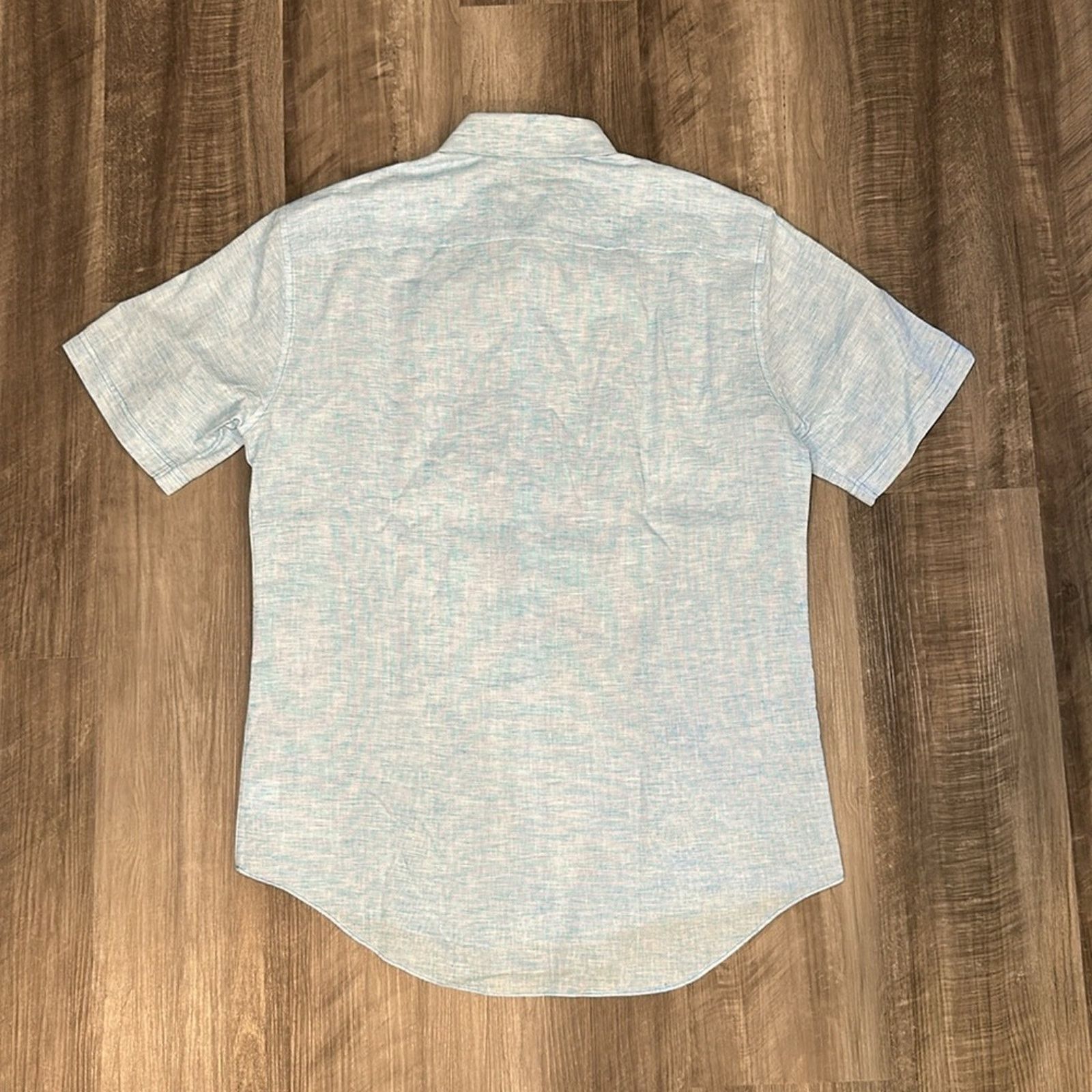 Zachary Prell Zachary Prell Linen Blend Short Sleeve Button Down - Medium Size US M / EU 48-50 / 2 - 3 Thumbnail