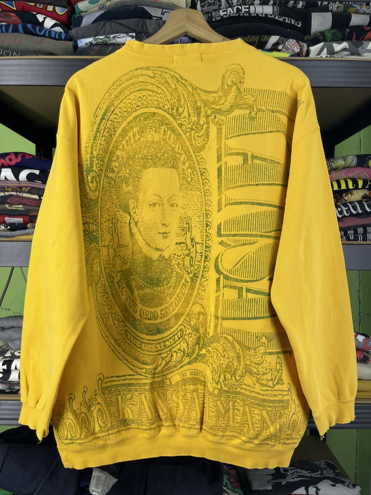 Kansai Yamamoto Vintage 80's-90's Kansai Man The Modernist Design Sweatshirt Size US L / EU 52-54 / 3 - 10 Thumbnail