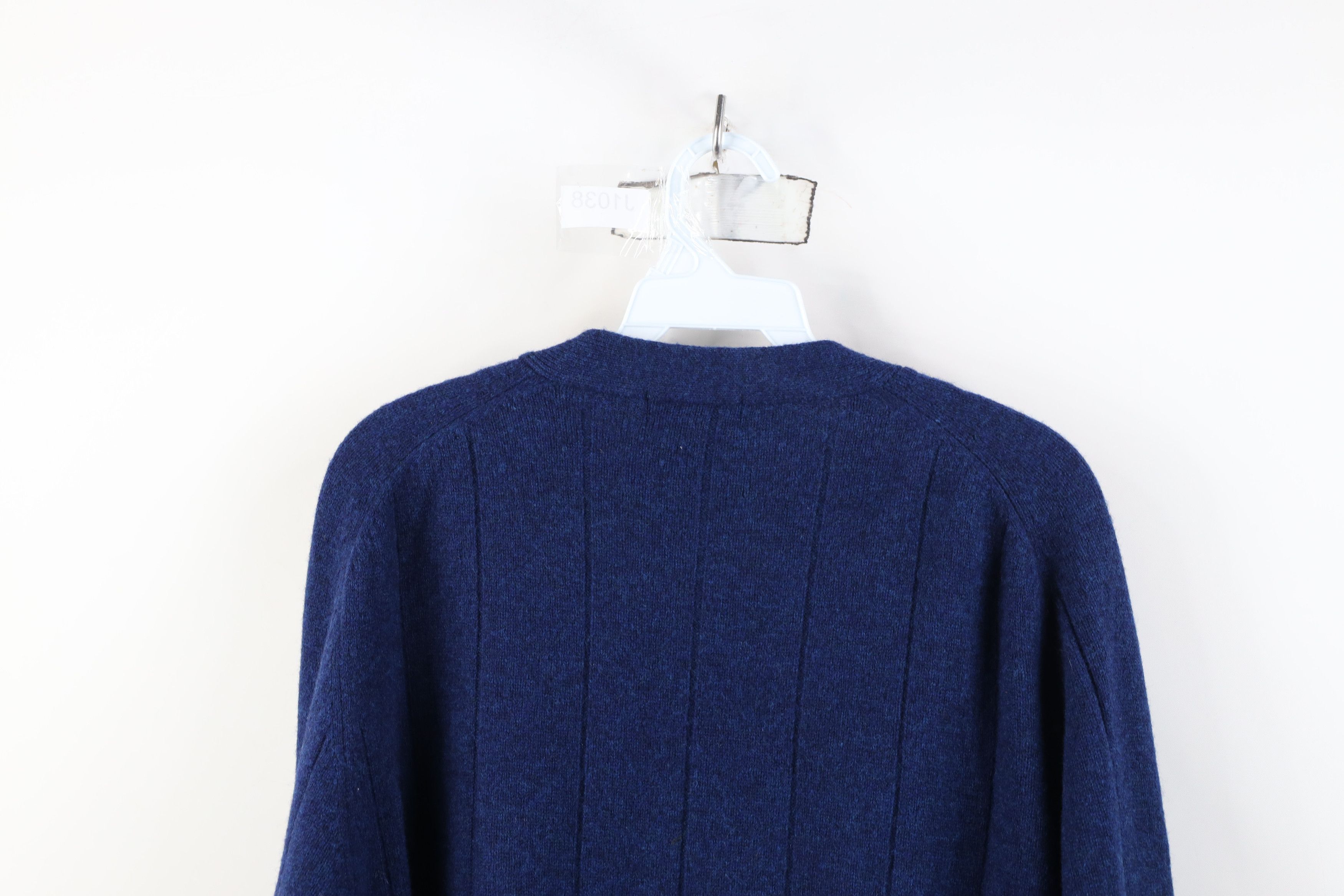 Vintage Vintage 90s Streetwear Lambswool Knit Cardigan Sweater Size US L / EU 52-54 / 3 - 10 Thumbnail