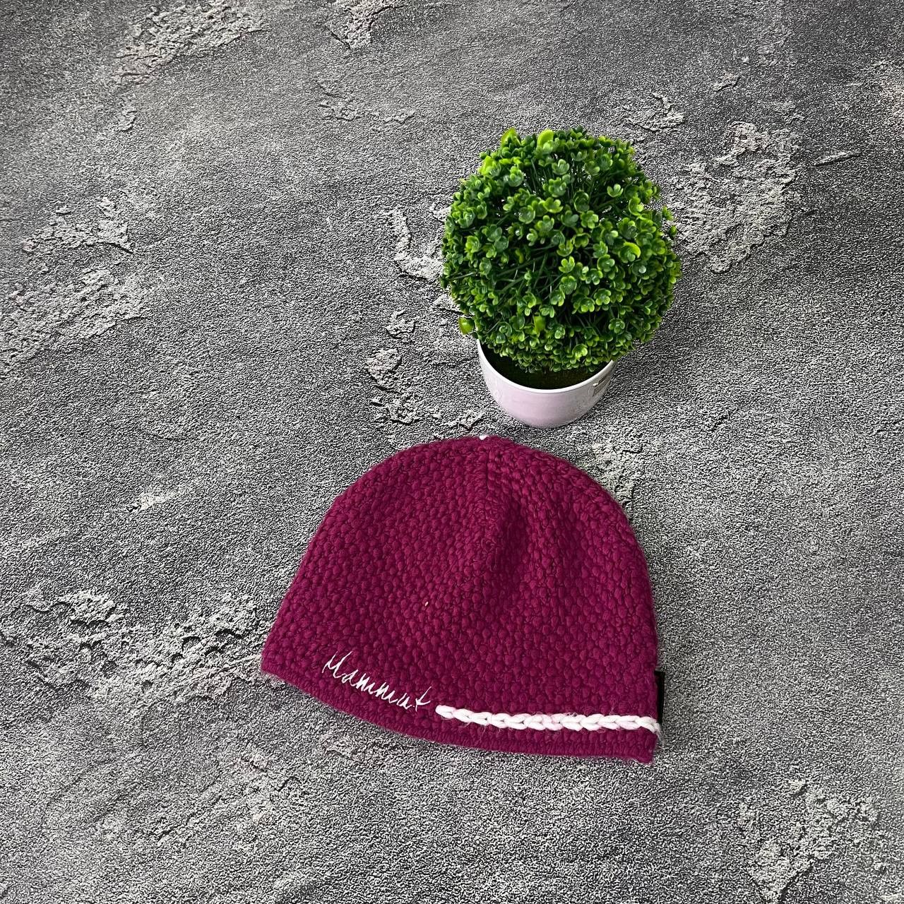 Mammut Vintage Mammut Pink Big Logo Winter Hat OneSize Size ONE SIZE - 1 Thumbnail