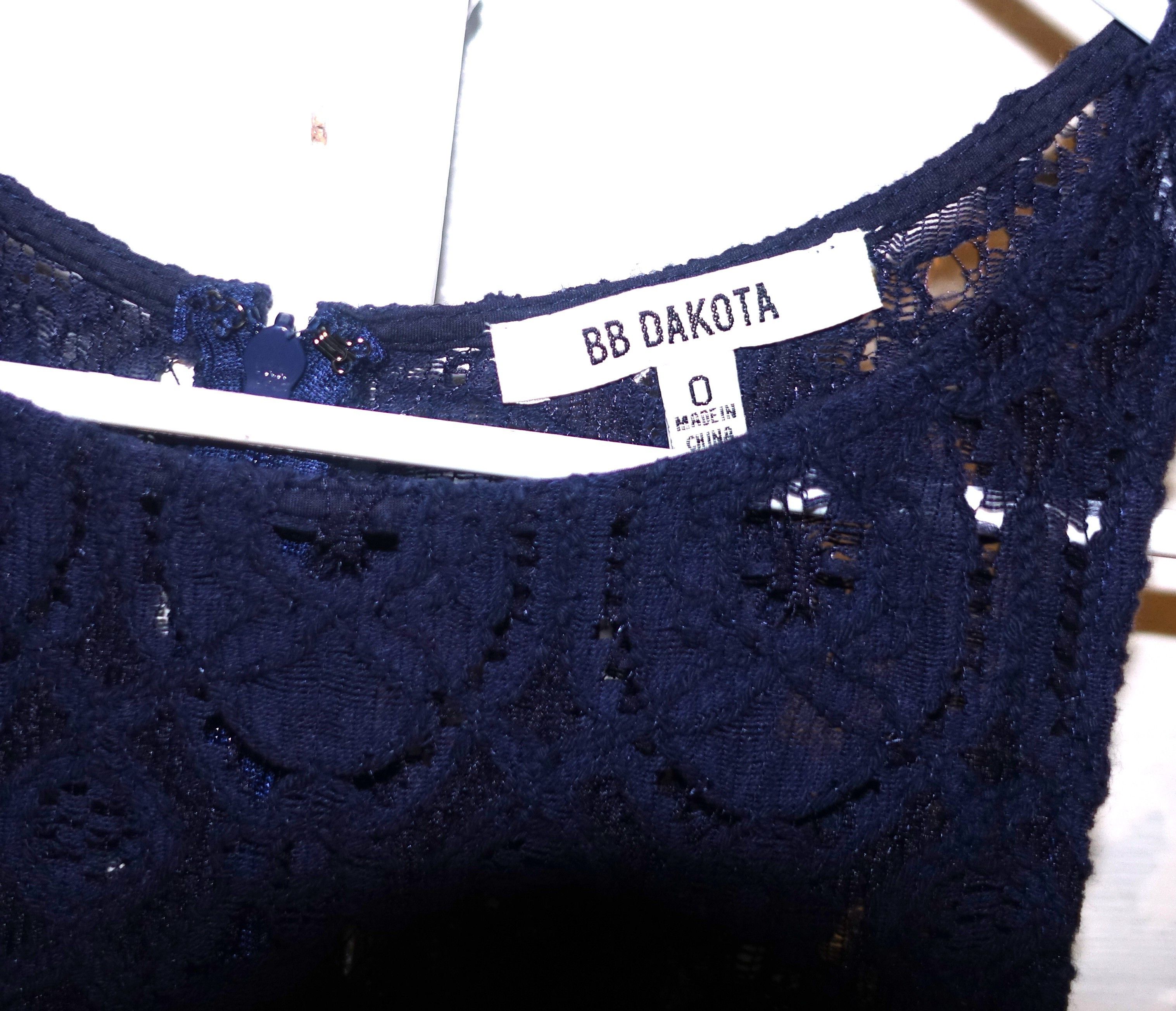 BB Dakota BB Dakota Navy Blue Eyelet Dress O Size XS / US 0-2 / IT 36-38 - 7 Thumbnail
