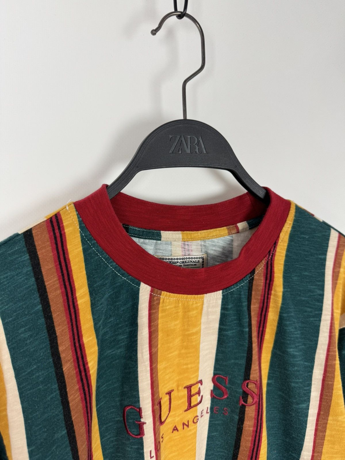 Guess Guess Originals Los Angeles Striped L/S T-Shirt Size US M / EU 48-50 / 2 - 3 Thumbnail