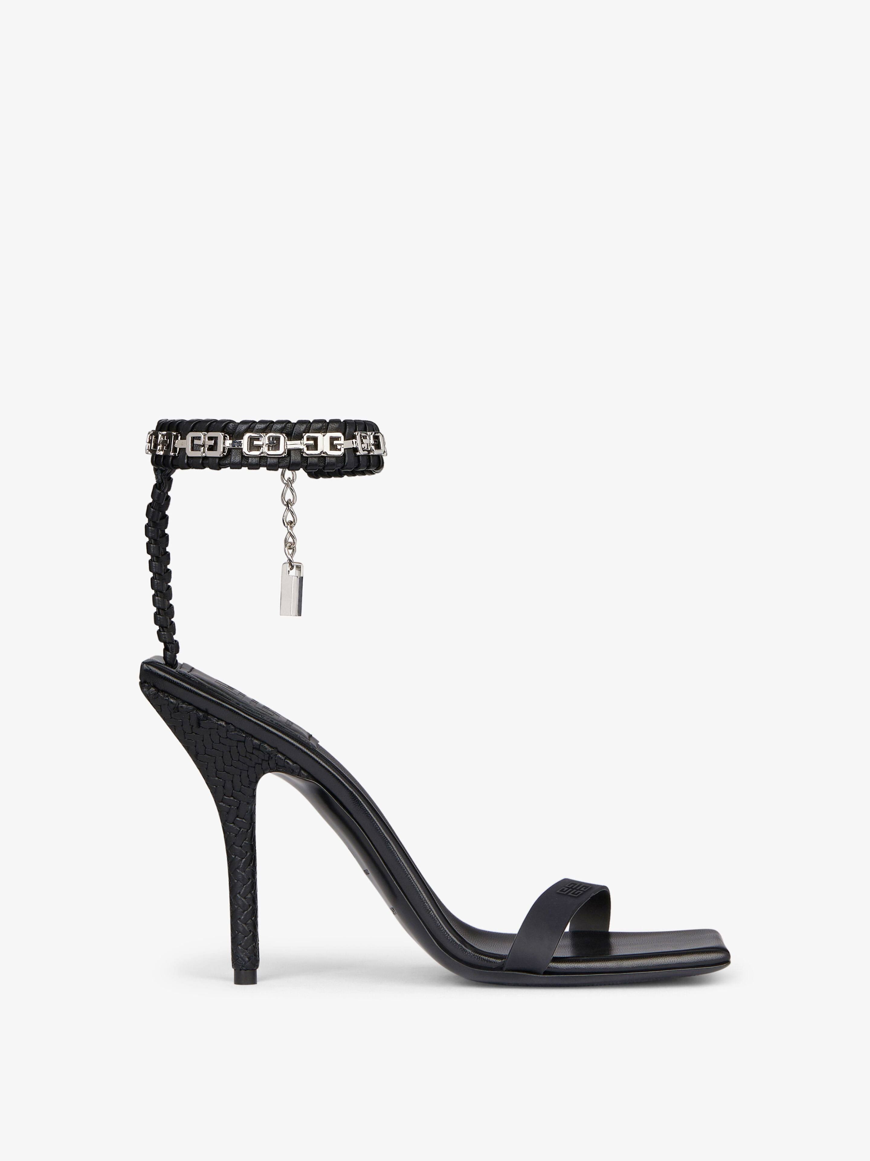 Givenchy o1loc1c0724 Heeled Sandals in Black Size US 10 / IT 40 - 1 Thumbnail