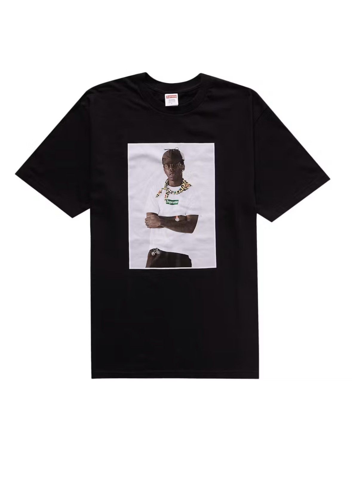 Supreme Supreme Tyler The Creator Tee Black Size Large FW24 Size US L / EU 52-54 / 3 - 1 Thumbnail