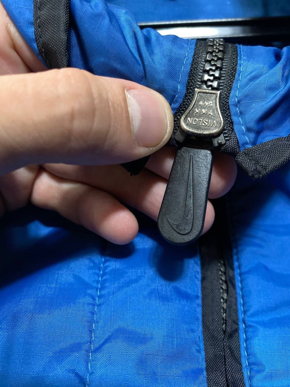 Nike × Vintage Vintage Nike Jacket 1990s Blue Winter Jacket Size M Size US M / EU 48-50 / 2 - 8 Thumbnail