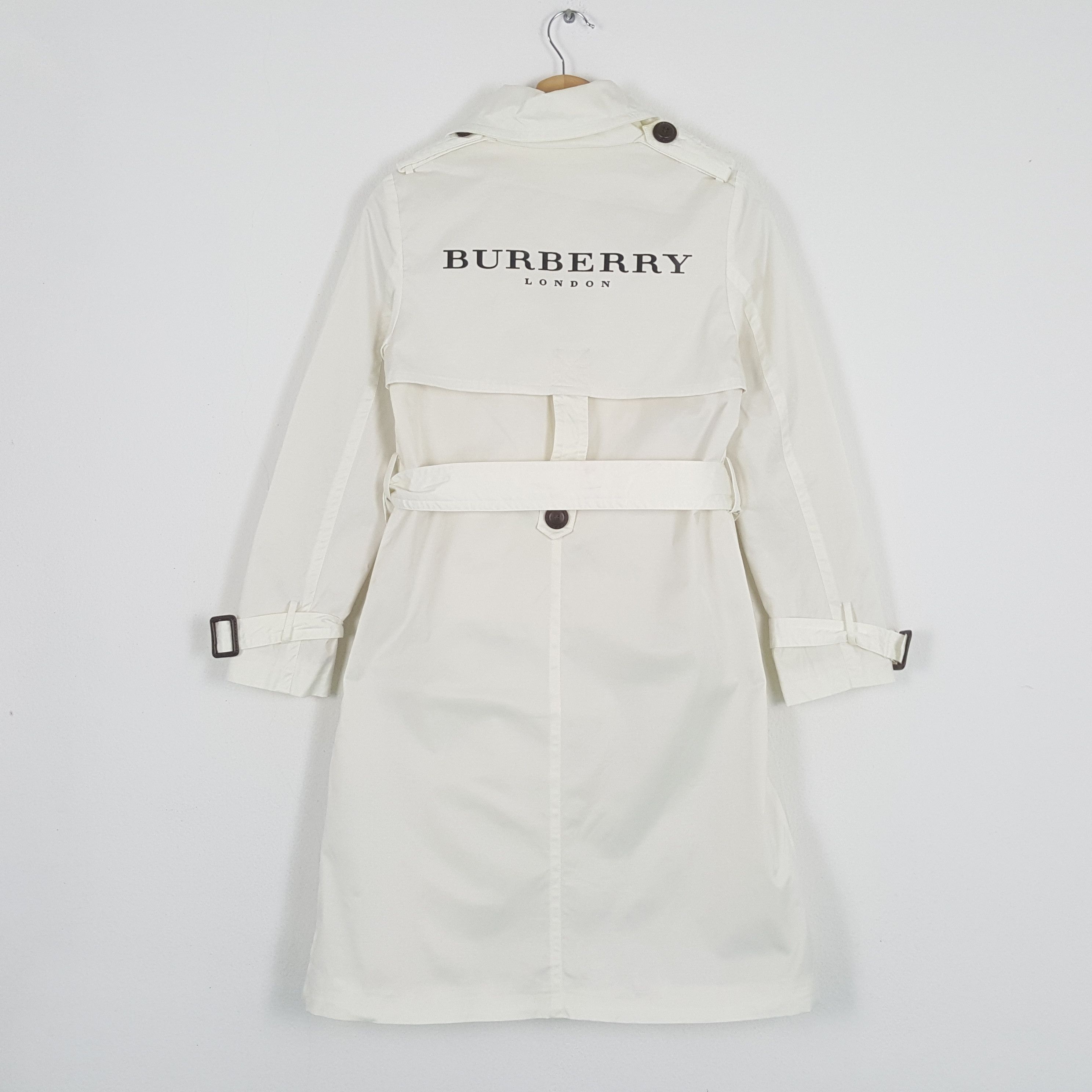 Burberry × Vintage Vintage BURBERRY LONDON Fashion Brand Trench Coat Jacket Size XS / US 0-2 / IT 36-38 - 1 Thumbnail