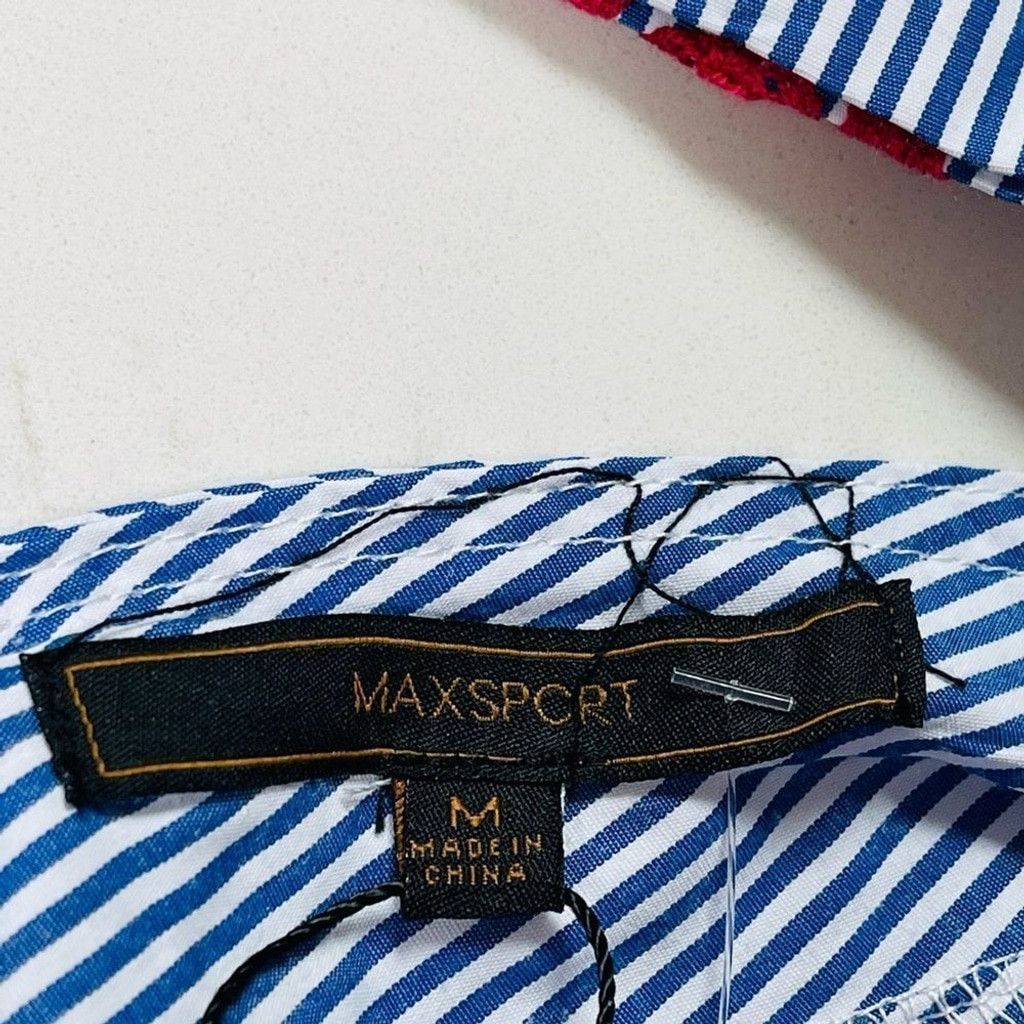 Other MAXSPORT LA Floral embroidered pinstripe dress ruffles M Size M / US 6-8 / IT 42-44 - 6 Thumbnail