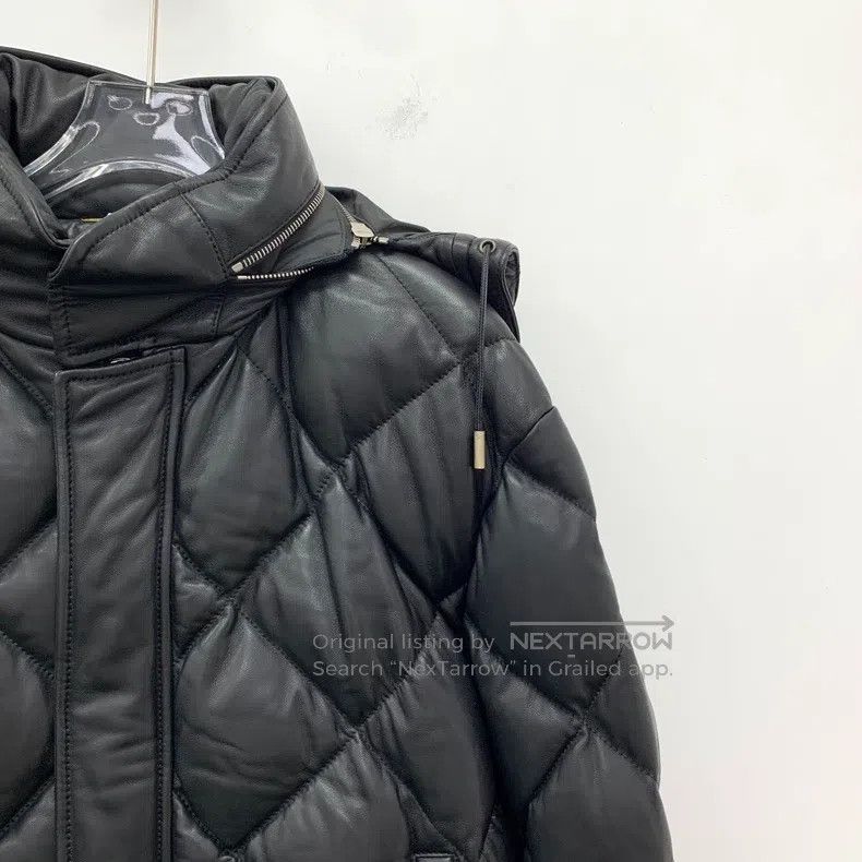 Saint Laurent Paris Saint Laurent Paris Black Sheepskin Hooded Long Sleeve Dow Size S / US 4 / IT 40 - 3 Thumbnail
