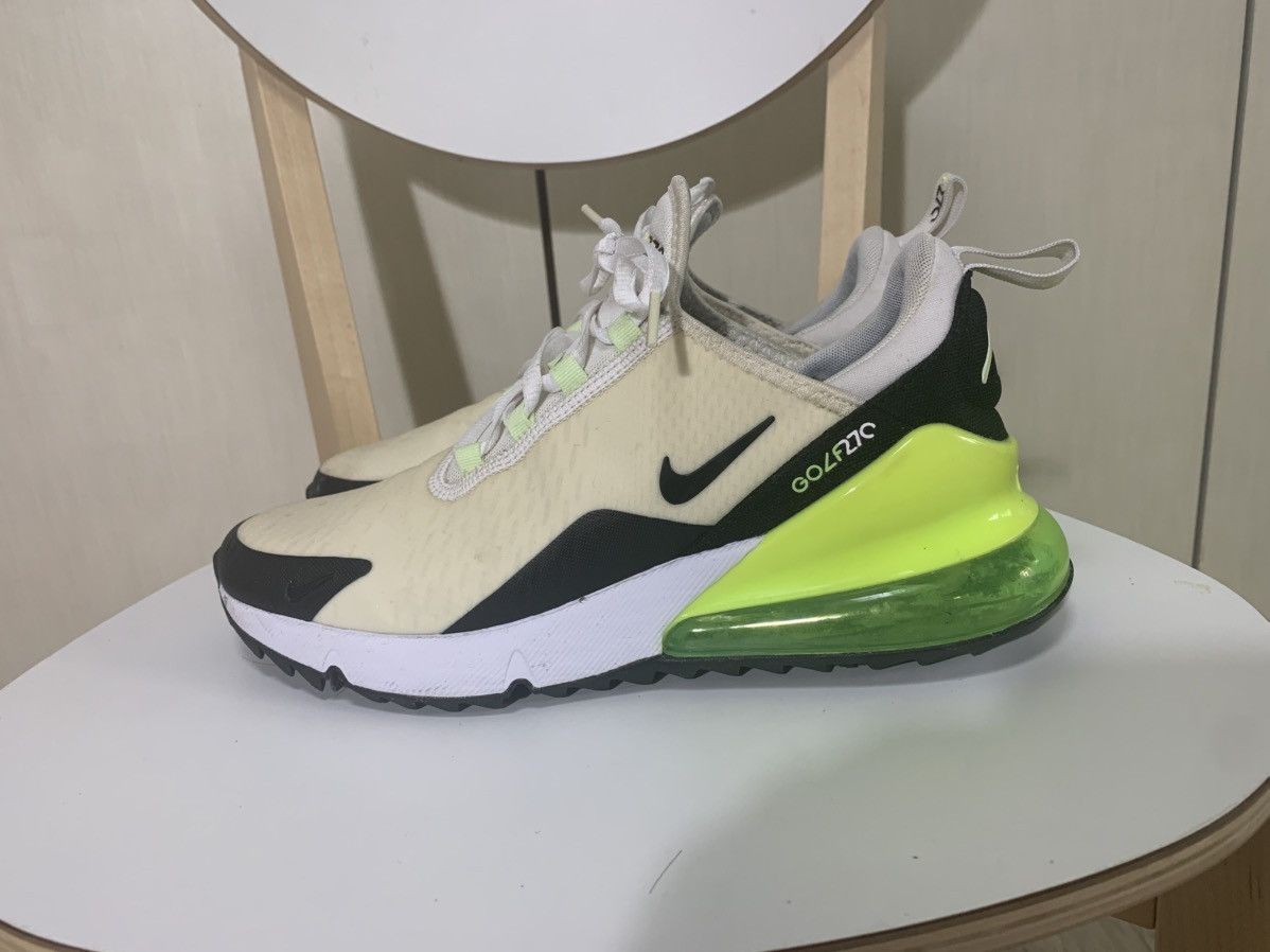 Nike Nike Air Max 270 Golf White Black Volt 6.5 Size US 6.5 / EU 39-40 - 3 Thumbnail